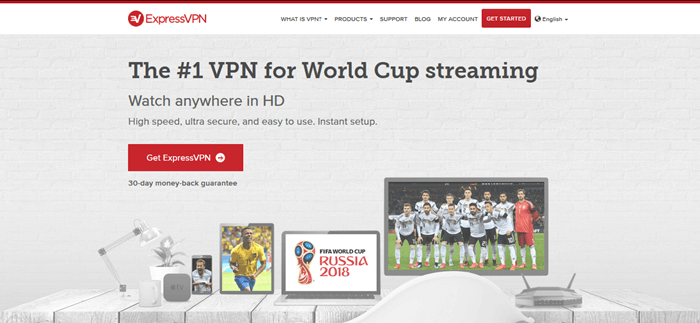 ExpressVPN 월드컵