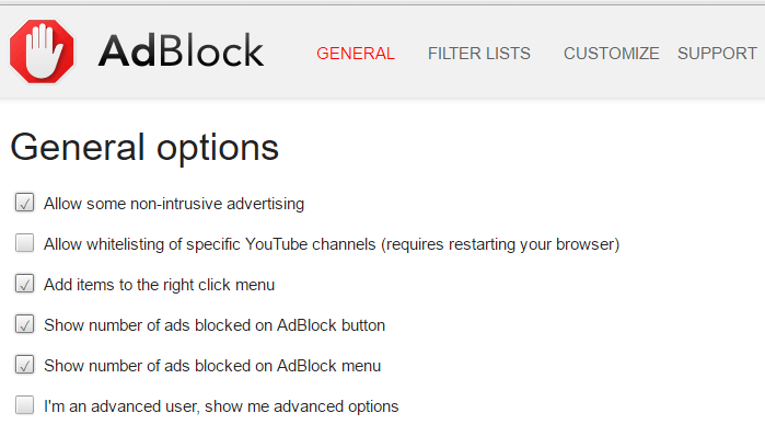 Chrome के लिए AdBlock का उपयोग करें