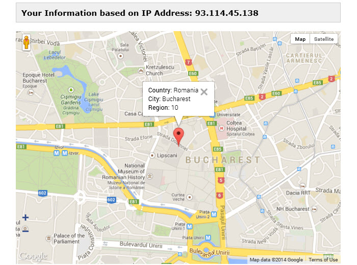 Controlla l'indirizzo IP