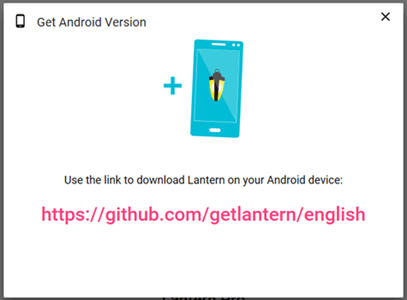 Installeer Lantern op uw mobiele Android-apparaat