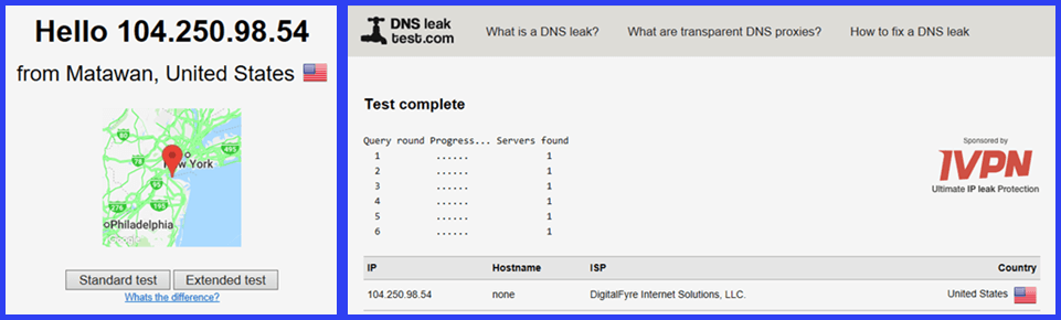 Ujian Kebocoran DNS MPN