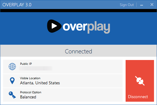מחובר לרשת OverPlay