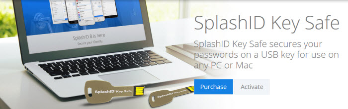 A SplashID kulcs biztonságos