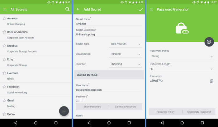 Aplikasi Android Zoho